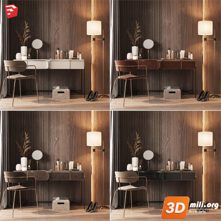 Dressing Table Skp Files 
